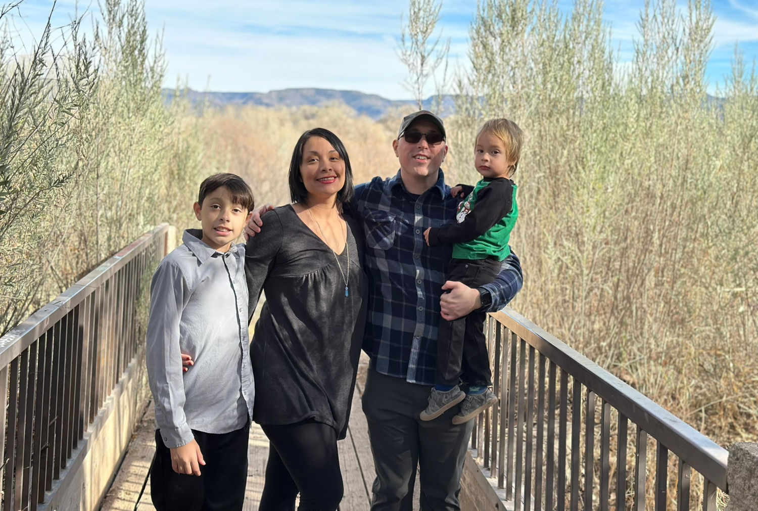 Photo of our family in Camp Verde, AZ