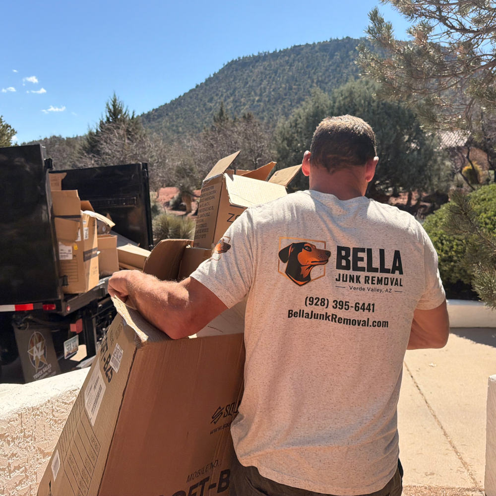 Bella Junk Removal crew providing junk removal services in Sedona AZ